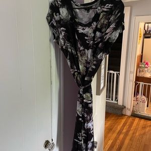 Floral Dress with Belt by Simply Vera Wang